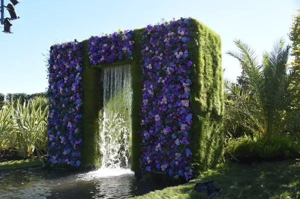 water cascade folieflore mulhouse botanical exhibition