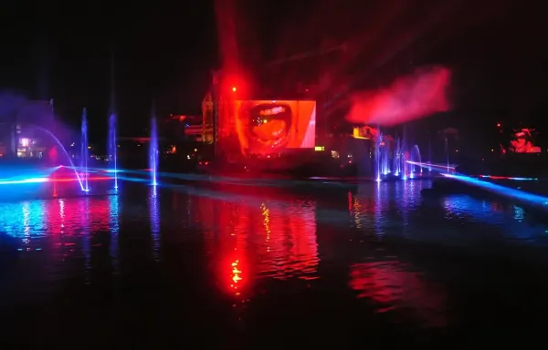 cinematic spectacular giant water show at universal studios 9
