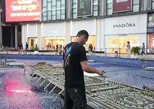 Installation d'une fontaine dansante 4