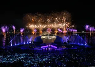 show fontaine fête nationale Dubai